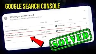 [SOLUTION] Crawled - Currently Not Indexed Problem in Google Search Console (2024)