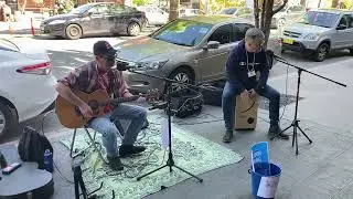 The Comfy Gutters performing at the 2022 ANBC Braddon Busking Festival