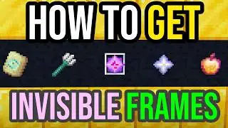 How To Get INVISIBLE Item Frames! | Minecraft Bedrock & Java! *Working*