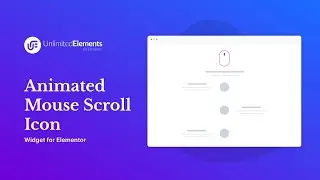 Animated Mouse Scroll Icon Widget for Elementor