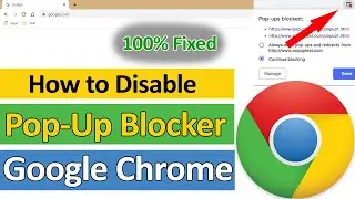 How to Disable Pop-Up Blocker on Chrome | How to disable pop up blocker in Windows  // Smart Enough