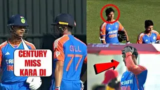 Huge Drama when Yashasvi Jaiswal missed his CENTURY because of Shubman Gill in INDvsZIM 4th T20 |