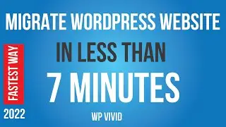 How to Migrate a Wordpress Website From one Server to Another FREE in less than 7 minutes (2022)