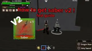 How to get SABER V2 In king legacy