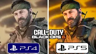 Call of Duty Black Ops 6 PS4 vs PS5 Graphics Comparison