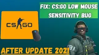 Fix CSGO Low Mouse Sensitivity bug issue (2021) | csgo low sensitivity issue fix | Mouse issue fix