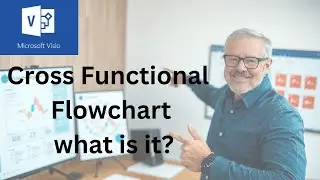 Create a Cross functional flowchart with easy in Microsoft Visio