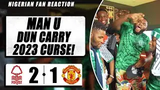 NOTTINGHAM FOREST  2-1 MANCHESTER UNITED  (  Opposition FANS REACTION )-Premier League 23-24