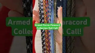 We Made Paracord Colors So You Can Show Your Support For Each U.S. Armed Forces Branch! 🫡