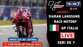 Jadwal Siaran Langsung Race MotoGP Italia 2024 | MotoGP Italia 2024 Live Trans 7 - MotoGP 2024