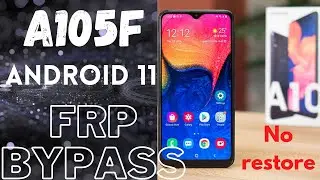 Samsung A10(A105f) u7 android 11 Google account (FRP) bypass