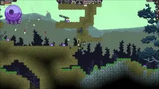 Starbound - Easy Jelly Boss Fight during a Sparkle Shower