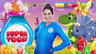 SUPER YOGA! - Dinosaur Disco | Fun Workout For Kids | Cosmic Kids Yoga