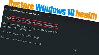 How to use DISM command tool to repair Windows 10 image | Without Reinstalling Windows 10/11