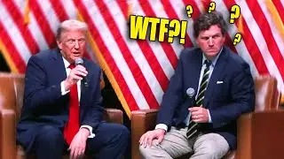 Watch Tucker Carlson SEVERELY REGRET Letting Trump On Stage!