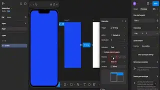 Figma Tutotorial | Ontap and ondrag trigger in prototype