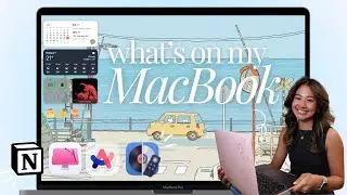 2024 AESTHETIC & PRODUCTIVE MacBook Setup | my fave widgets, customizations + settings 💻🌟