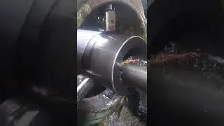 Расточка заготовки гидроцилиндра на токарном станке