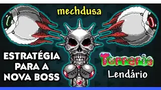 Mechdusa: Estratégia da BOA, mas exige MENTE DE AÇO ► Terraria LENDÁRIO #32