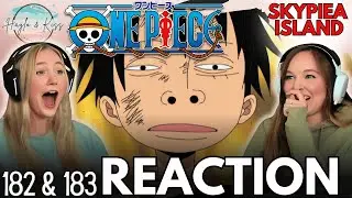 LUFFY VS ENERU | ONE PIECE | Reaction 182 & 183