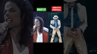 MICHAEL JACKSON - BEAT IT vs SMOOTH CRIMINAL without autotune 