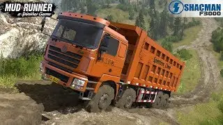 Spintires: MudRunner - SHAANXI F3000 Off-road Driving and Difficult Climb