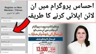 How to get online registration 8171 bisp Dynamic survey||Ehsaas program registration 2025