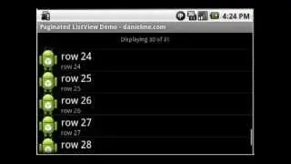 Android Paginated ListView Demo