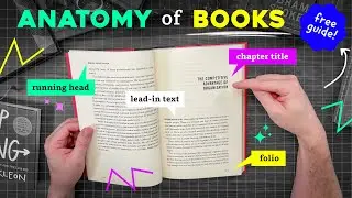 Anatomy of Books - Editorial Design Terms (FREE Guide) #yesimadesigner