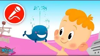 Песенки для детей - Про Кита - Мультик и Караоке 🦀🎤🐳Привет, малыш!