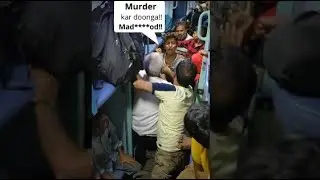 EPIC FIGHT IN INDIAN PASSENGER TRAIN !!! 😂😂