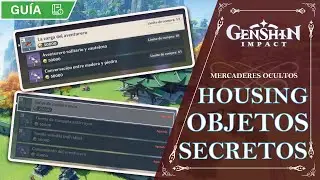 MERCADERES CON OBJETOS SECRETOS!! TRUCOS Y GUÍA COMPLETA HOUSING | Genshin Impact