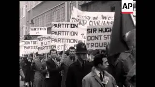 TURKISH CYPRIOT DEMONSTRATION IN LONDON