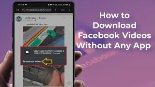 How to Download Facebook Videos Easily | No App Required