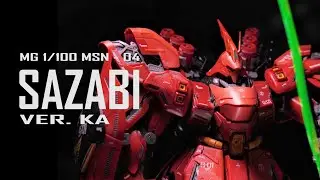 GUNPLA BUILD SAZABI | MG SAZABI VER. KA