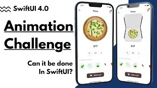 SwiftUI Animation Challenge - Pizza Animation - SceneKit - 3D Objects - Xcode 14 - SwiftUI Tutorials