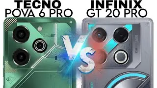 Tecno Pova 6 Pro 5G Vs Infinix GT 20 Pro Full Comparison 🔥 The best wins😎🔥 #Tecno #Infinix