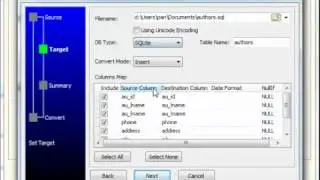 Export data from SQLite table to SQL file