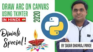 How to Draw Arc on Canvas Using Tkinter #4 | GUI in Python | Tkinter Tutorial | Canvas | SDP Guruji