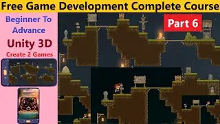 Learn To Create Basic 2d Platform Game In Unity / Adding Jump Functionality and Ground Check /Part 6