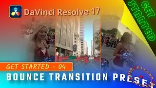 Bounce and Elastic Transition Presets - DaVinci Resolve For Beginners|Get Started 04