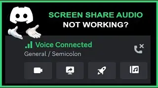 How To Fix Screen Share Audio Not Working - Stream with Sound on Discord