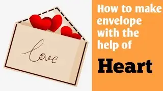 Origami Heart Envelope| Heart shape message Envelope| Heart Envelope easy| Love envelope| #Folding