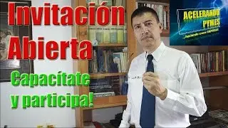 Invitation to ACELERANDO PYMES
