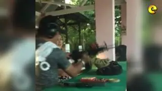 Maria Ozawa Goes Target Shooting