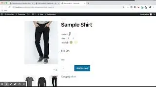 WooCommerce Variation Swatches Slider