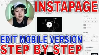 ✅  How To Edit Mobile Version InstaPage Landing Page 🔴