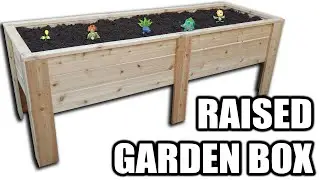 How to Build a MASSIVE Raised Garden Box - Free Plans!