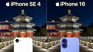 iPhone SE 4 2025 VS iPhone 16 Camera Test Comparison