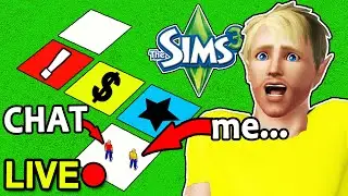 Play The SIMS Board Game AGAINST Me - LIVE!!